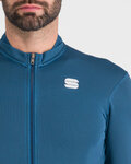 SPORTFUL Cycling winter long sleeve jersey - MONOCROM THERMAL - blue