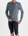 SPORTFUL Cycling winter long sleeve jersey - MONOCROM THERMAL - anthracite