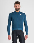 SPORTFUL Cycling winter long sleeve jersey - MONOCROM THERMAL - blue