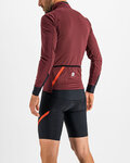 SPORTFUL Cycling windproof jacket - FIANDRE LIGHT NORAIN - bordeaux