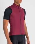 SPORTFUL Cycling gilet - FIANDRE LIGHT NORAIN - bordeaux