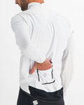 SPORTFUL Cycling windproof jacket - HOT PACK NORAIN - white