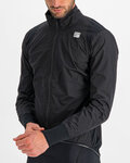 SPORTFUL Cycling rain jacket - HOT PACK NORAIN - black