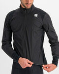 SPORTFUL Cycling rain jacket - HOT PACK NORAIN - black