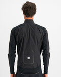 SPORTFUL Cycling rain jacket - HOT PACK NORAIN - black