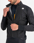 SPORTFUL Cycling rain jacket - HOT PACK NORAIN - black