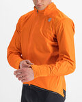 SPORTFUL Cycling rain jacket - HOT PACK NORAIN - orange