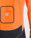 SPORTFUL Cycling rain jacket - HOT PACK NORAIN - orange