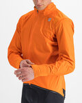 SPORTFUL Cycling rain jacket - HOT PACK NORAIN - orange