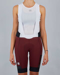 SPORTFUL Cycling bib shorts - SUPERGIARA - bordeaux