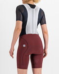 SPORTFUL Cycling bib shorts - BODYFIT - bordeaux
