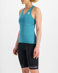 SPORTFUL Cycling tank top - KELLY - blue