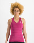 SPORTFUL Cycling tank top - KELLY - cyclamen