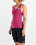 SPORTFUL Cycling tank top - KELLY - cyclamen