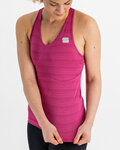 SPORTFUL Cycling tank top - KELLY - cyclamen