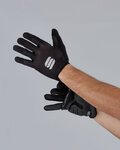 SPORTFUL Cycling long-finger gloves - FULL GRIP - black