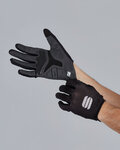 SPORTFUL Cycling long-finger gloves - FULL GRIP - black