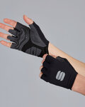 SPORTFUL Cycling fingerless gloves - TOTAL COMFORT - black