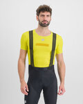 SPORTFUL Cycling short sleeve t-shirt - PRO BASELAYER - yellow