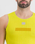 SPORTFUL Cycling short sleeve t-shirt - PRO BASELAYER - yellow
