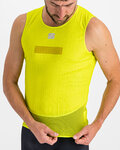 SPORTFUL Cycling short sleeve t-shirt - PRO BASELAYER - yellow