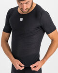 SPORTFUL Cycling short sleeve t-shirt - THERMODYNAMIC LITE - black