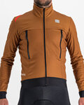 SPORTFUL Cycling windproof jacket - FIANDRE WARM - brown