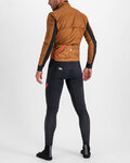 SPORTFUL Cycling windproof jacket - FIANDRE WARM - brown