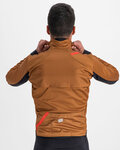 SPORTFUL Cycling windproof jacket - FIANDRE WARM - brown