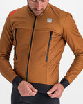 SPORTFUL Cycling windproof jacket - FIANDRE WARM - brown