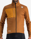 SPORTFUL Cycling thermal jacket - SUPER - brown