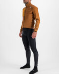 SPORTFUL Cycling thermal jacket - SUPER - brown