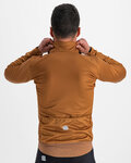 SPORTFUL Cycling thermal jacket - SUPER - brown