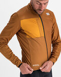 SPORTFUL Cycling thermal jacket - SUPER - brown
