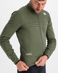 SPORTFUL Cycling thermal jacket - TEMPO - green