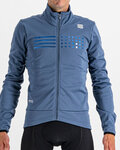 SPORTFUL Cycling thermal jacket - TEMPO - blue