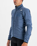 SPORTFUL Cycling thermal jacket - TEMPO - blue