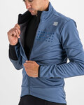 SPORTFUL Cycling thermal jacket - TEMPO - blue
