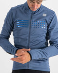 SPORTFUL Cycling thermal jacket - TEMPO - blue