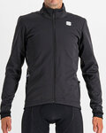 SPORTFUL Cycling windproof jacket - NEO SOFTSHELL - black