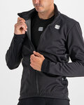 SPORTFUL Cycling windproof jacket - NEO SOFTSHELL - black