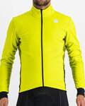 SPORTFUL Cycling windproof jacket - NEO SOFTSHELL - yellow