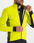 SPORTFUL Cycling windproof jacket - NEO SOFTSHELL - yellow
