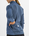 SPORTFUL Cycling thermal jacket - TEMPO - blue