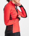 SPORTFUL Cycling windproof jacket - NEO SOFTSHELL - red/black