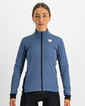 SPORTFUL Cycling windproof jacket - NEO SOFTSHELL - blue/black