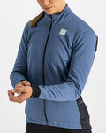 SPORTFUL Cycling windproof jacket - NEO SOFTSHELL - blue/black