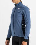 SPORTFUL Cycling windproof jacket - NEO SOFTSHELL - blue/black