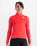 SPORTFUL Cycling winter long sleeve jersey - KELLY THERMAL - red