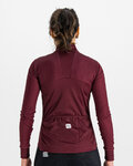 SPORTFUL Cycling winter long sleeve jersey - KELLY THERMAL - bordeaux
